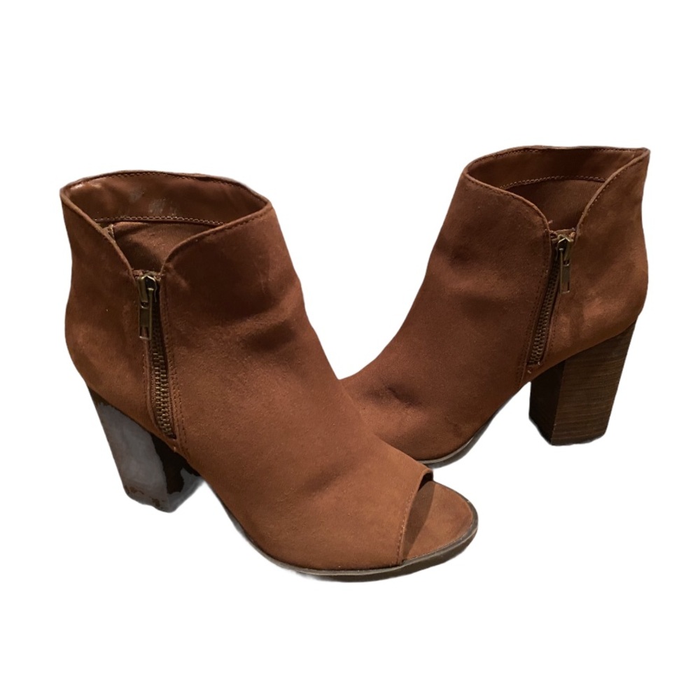 🧡HP🧡 Carlos by Carlos Santana Peep Toe Bootie - Picture 2 of 5